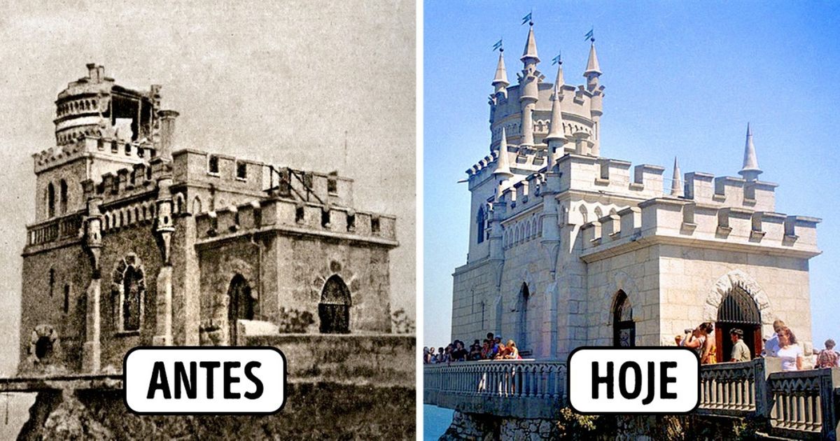 Veja como essas atrações turísticas eram diferentes