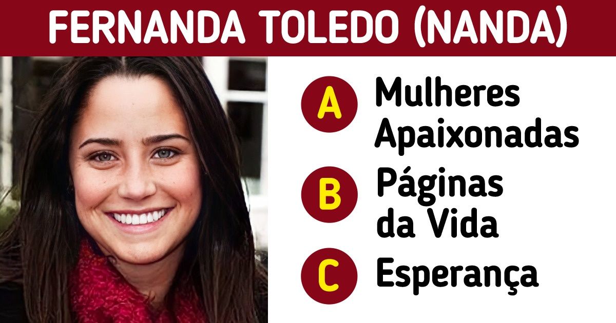 Teste: Prove que você sabe tudo sobre novelas respondendo a quais tramas pertencem as 20 “mocinhas” Teste: Prove que você sabe tudo sobre novelas respondendo a quais tramas pertencem as 20 “mocinhas”