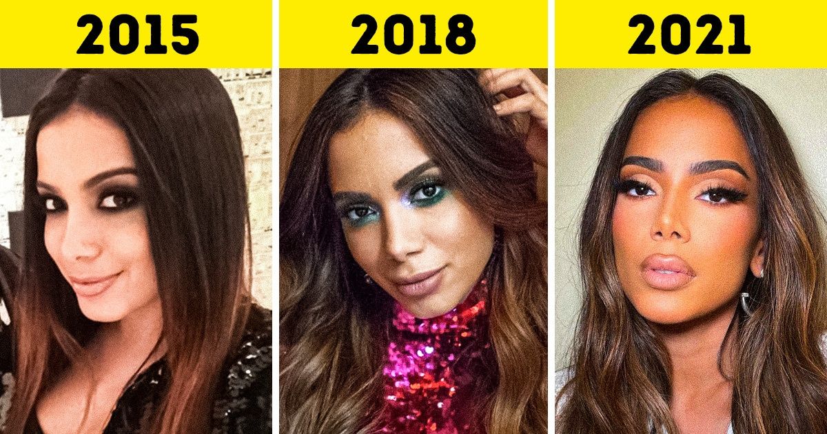 21 Famosas que mudaram completamente de maquiagem ao longo dos anos 21 Famosas que mudaram completamente de maquiagem ao longo dos anos