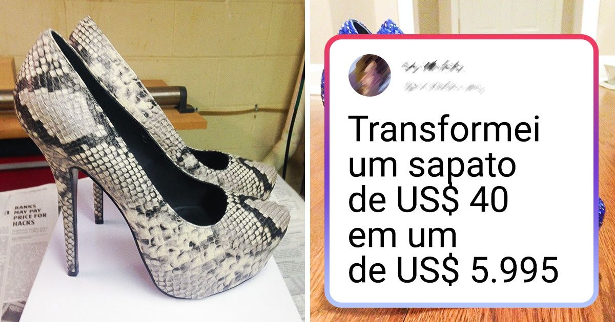 20+ Pessoas que decidiram não desperdiçar uma fortuna em calçados originais e os fizeram por conta própria