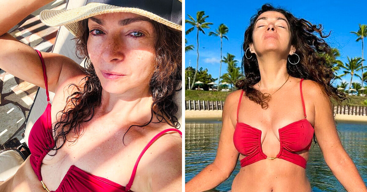 Claudia Ohana posta foto usando biquíni e provoca: “Alguém viu alguma idosa por aí?” Claudia Ohana posta foto usando biquíni e provoca: “Alguém viu alguma idosa por aí?”