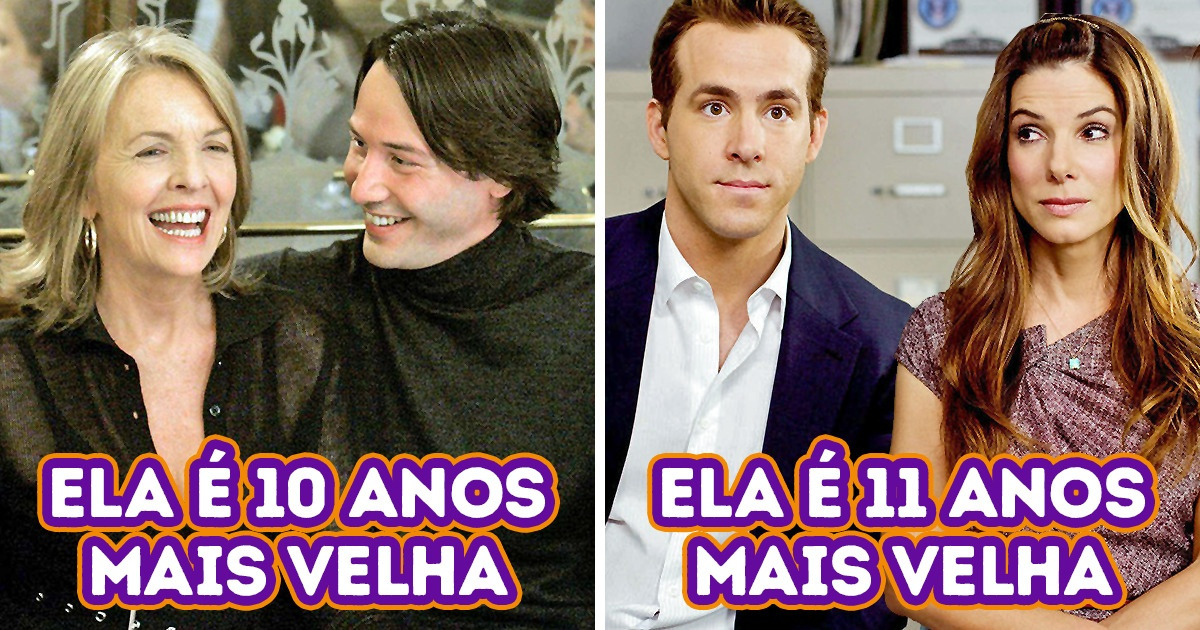 14 Filmes de sucesso em que as mulheres confirmam que para o amor não existe idade