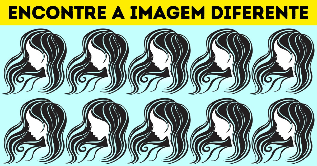 Desafio: Tente encontrar o desenho diferente nestas 15 imagens