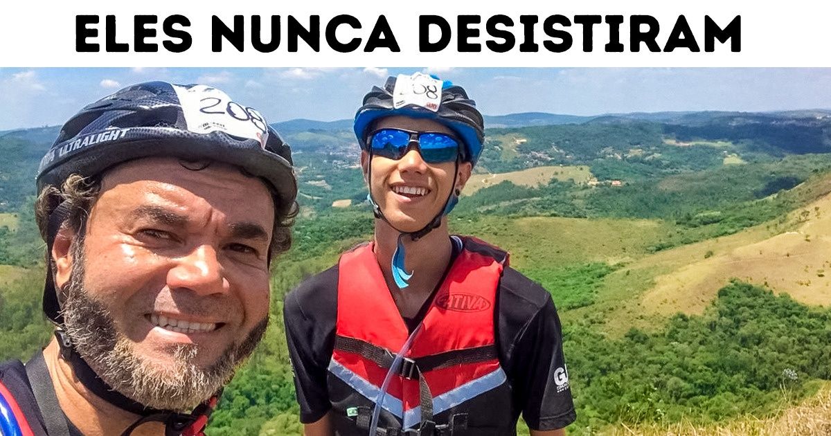Inspire-se na história de pai e filho que superaram grandes desafios e hoje encaram aventuras de 8 horas Inspire-se na história de pai e filho que superaram grandes desafios e hoje encaram aventuras de 8 horas