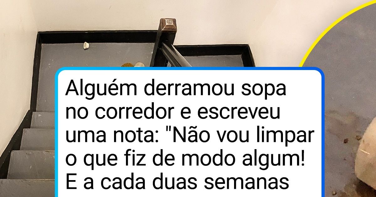 15 Vizinhos que simplesmente não ligam para os outros