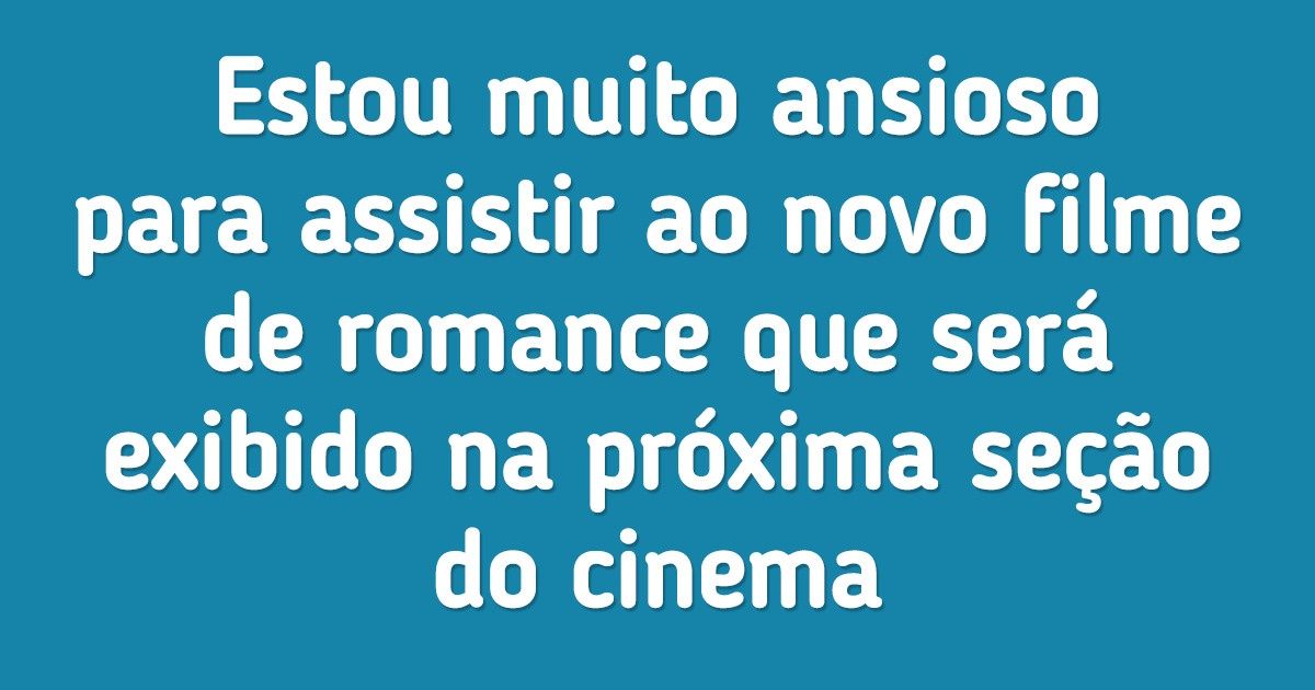Teste seus conhecimentos em língua portuguesa e veja se há algum erro nestas 16 frases