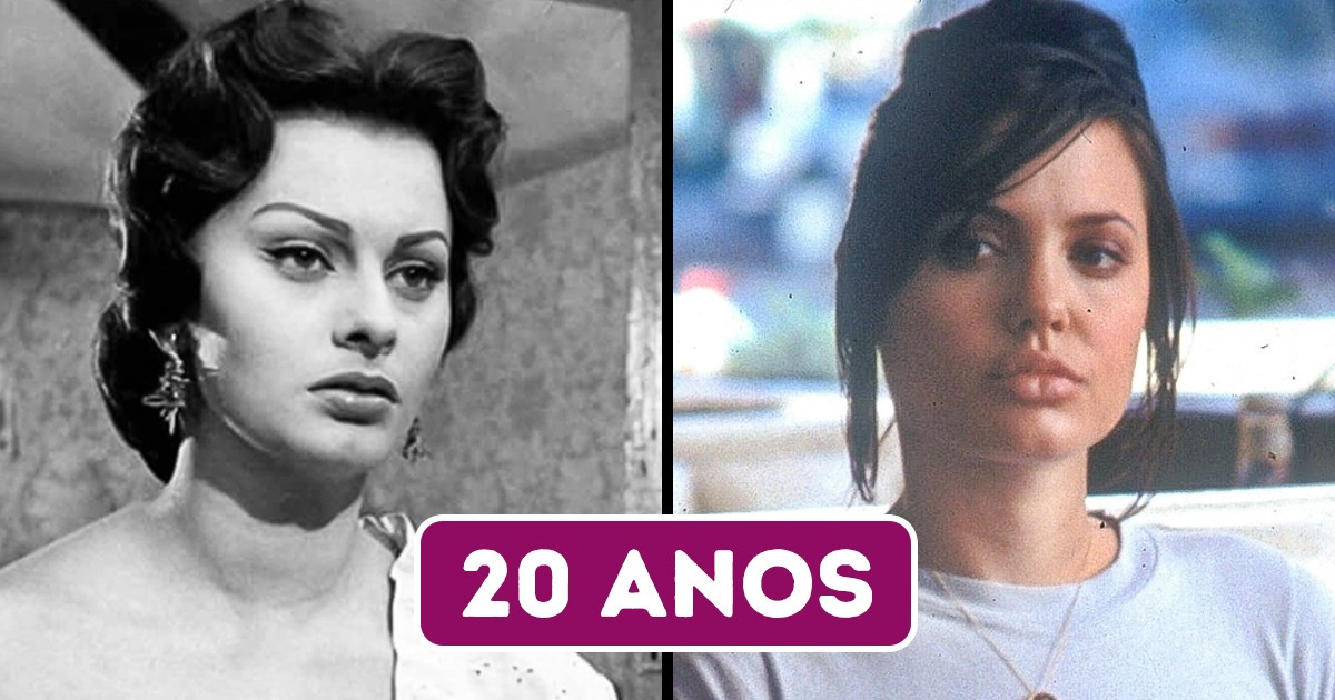 Decidimos verificar a evolução dos padrões de beleza comparando 16 pares de famosos nos seus 20 anos de idade Decidimos verificar a evolução dos padrões de beleza comparando 16 pares de famosos nos seus 20 anos de idade