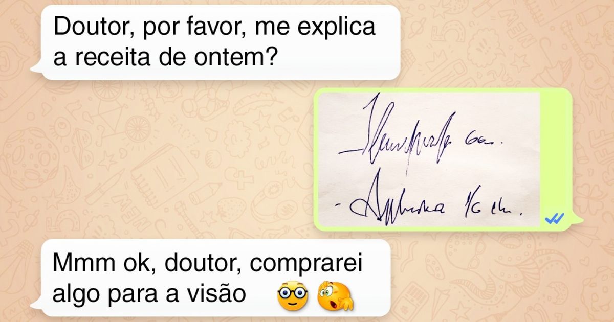Se sua letra é assim, você provavelmente é um...