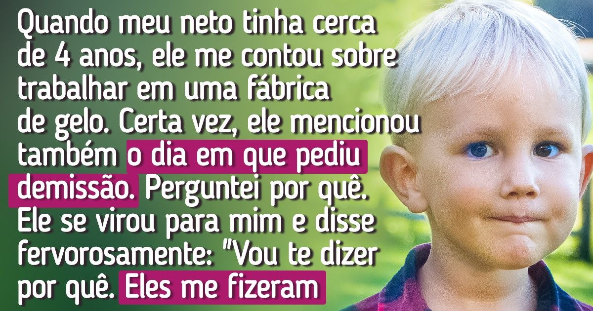 17 Internautas compartilharam relatos de quando crianças fizeram comentários um pouco macabros 17 Internautas compartilharam relatos de quando crianças fizeram comentários um pouco macabros