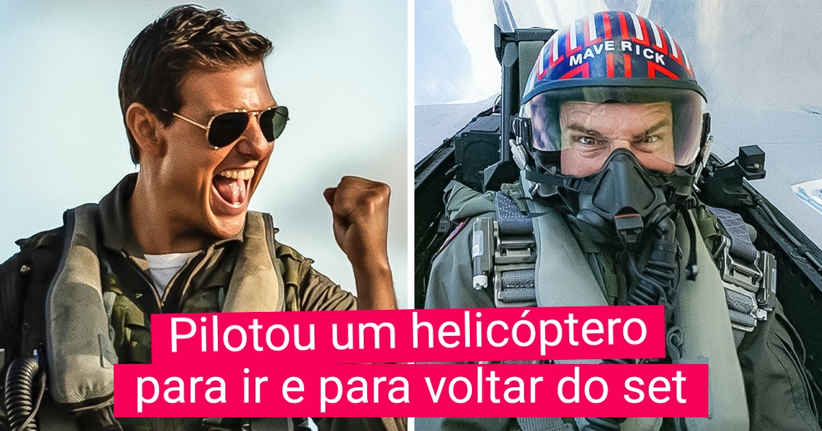 15 Fatos sobre “Top Gun: Maverick” que mostram que Tom Cruise não precisa de tela verde