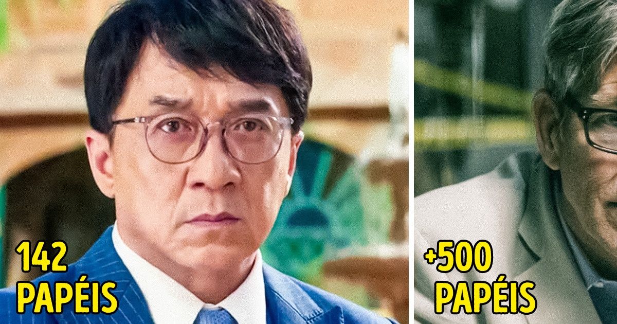 18 Famosos que atuaram em mais de 100 produções como atores 18 Famosos que atuaram em mais de 100 produções como atores