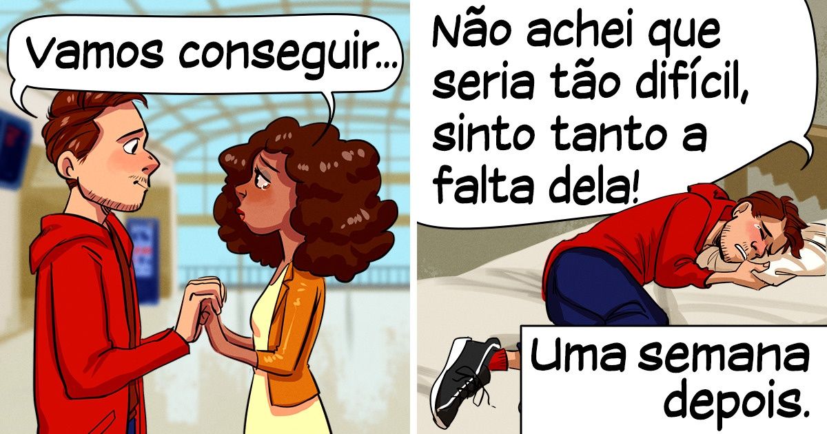15 Situações que são comuns em qualquer relacionamento à distância