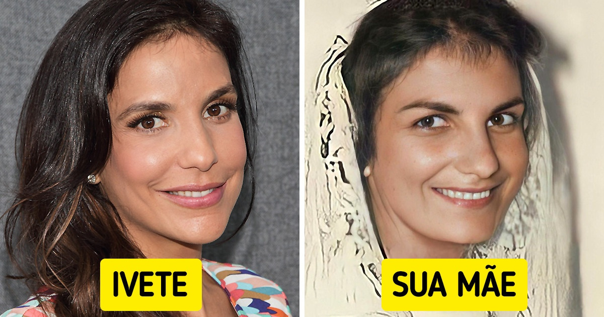 16+ Fotos de famosas lado a lado de suas mães provam que a beleza está impressa nos genes