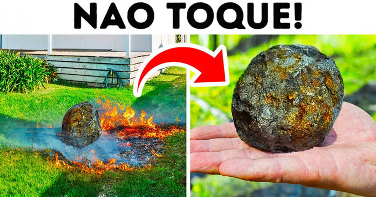 Se você encontrar uma rocha como esta em seu quintal, não toque nela de jeito nenhum Se você encontrar uma rocha como esta em seu quintal, não toque nela de jeito nenhum