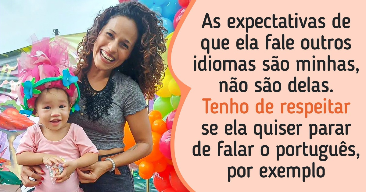 Como é a rotina de uma família formada por uma brasileira, um canadense e uma pequena mexicana que falam três idiomas dentro de casa