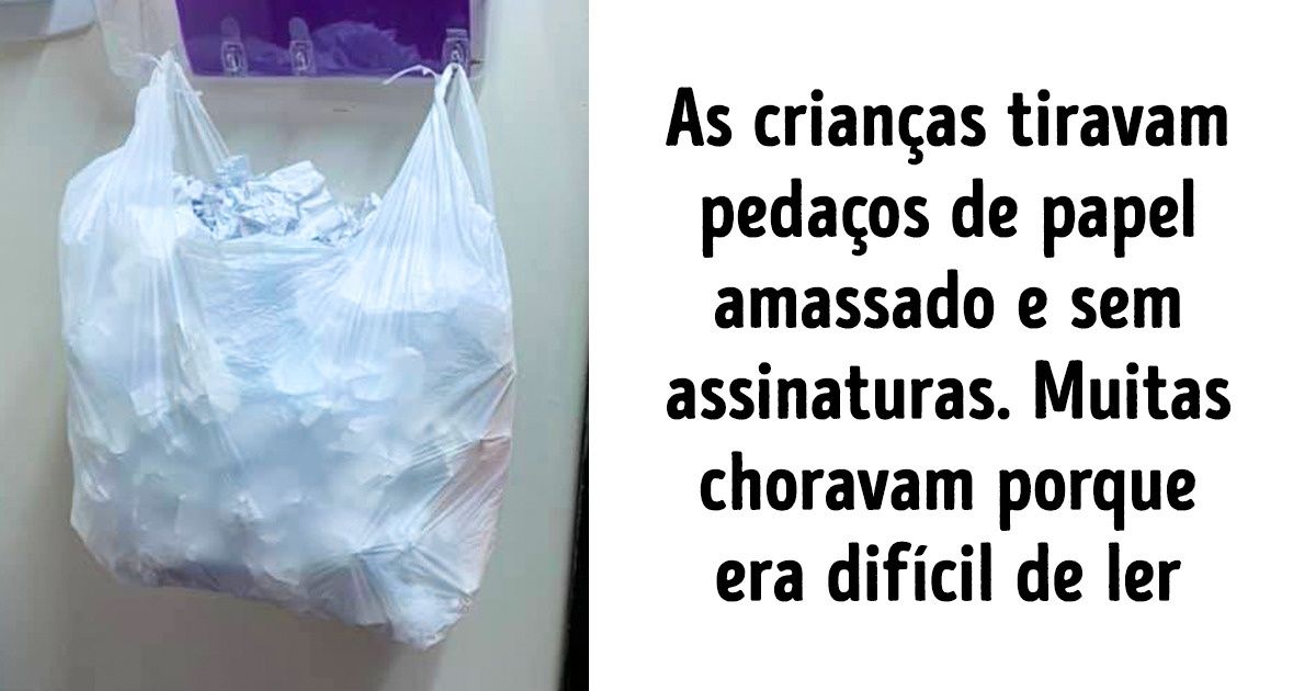 Uma professora propôs às crianças compartilhar anonimamente o que as preocupava, e sua história inspirou meio milhão de pessoas Uma professora propôs às crianças compartilhar anonimamente o que as preocupava, e sua história inspirou meio milhão de pessoas