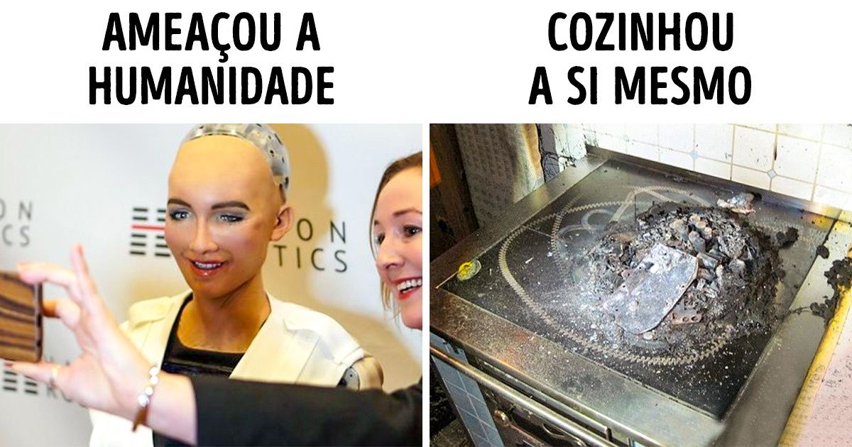 Evidências de que os robôs também podem se confundir Evidências de que os robôs também podem se confundir