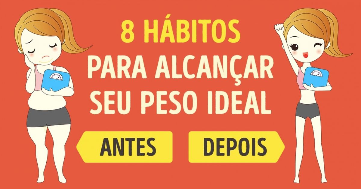 Com estes hábitos simples, você perderá peso mais facilmente