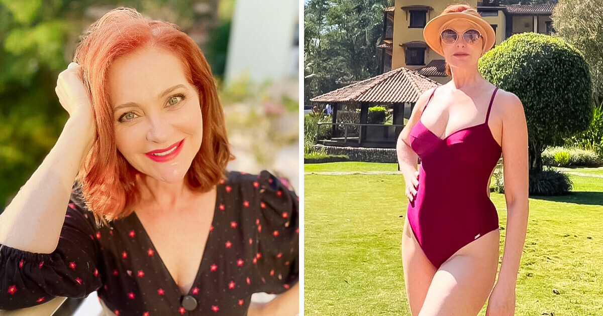 Aos 57 anos, Alexandra Richter exibe autoconfiança ao postar foto de maiô Aos 57 anos, Alexandra Richter exibe autoconfiança ao postar foto de maiô