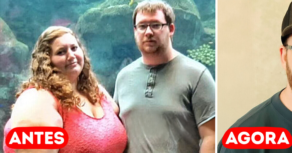 Amor e superação: Casal perde 180 kg juntos e prova que nada é impossível Amor e superação: Casal perde 180 kg juntos e prova que nada é impossível