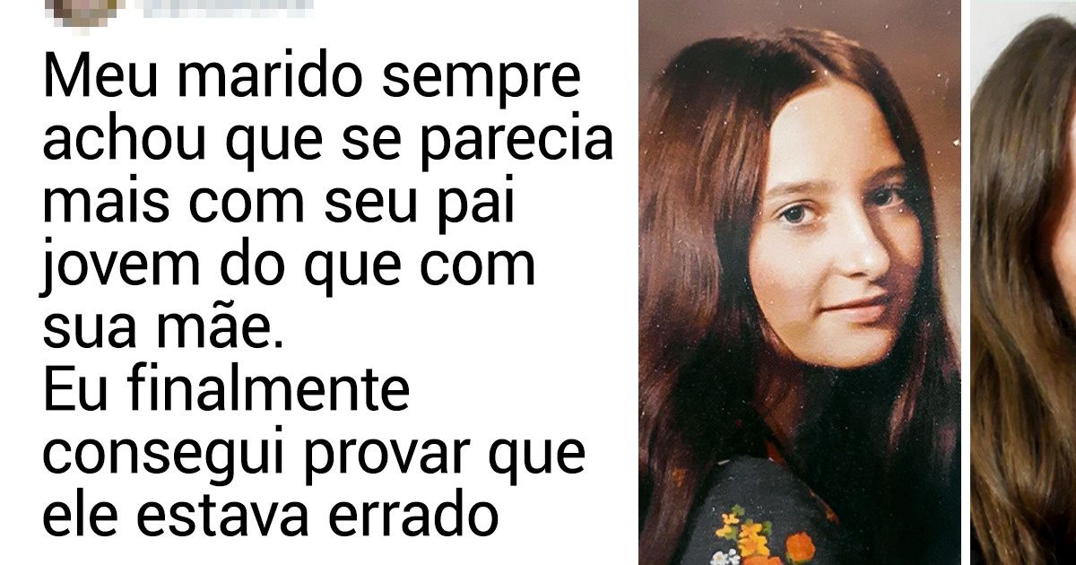 17+ Pessoas cuja incrível semelhança com os pais é de tirar o fôlego