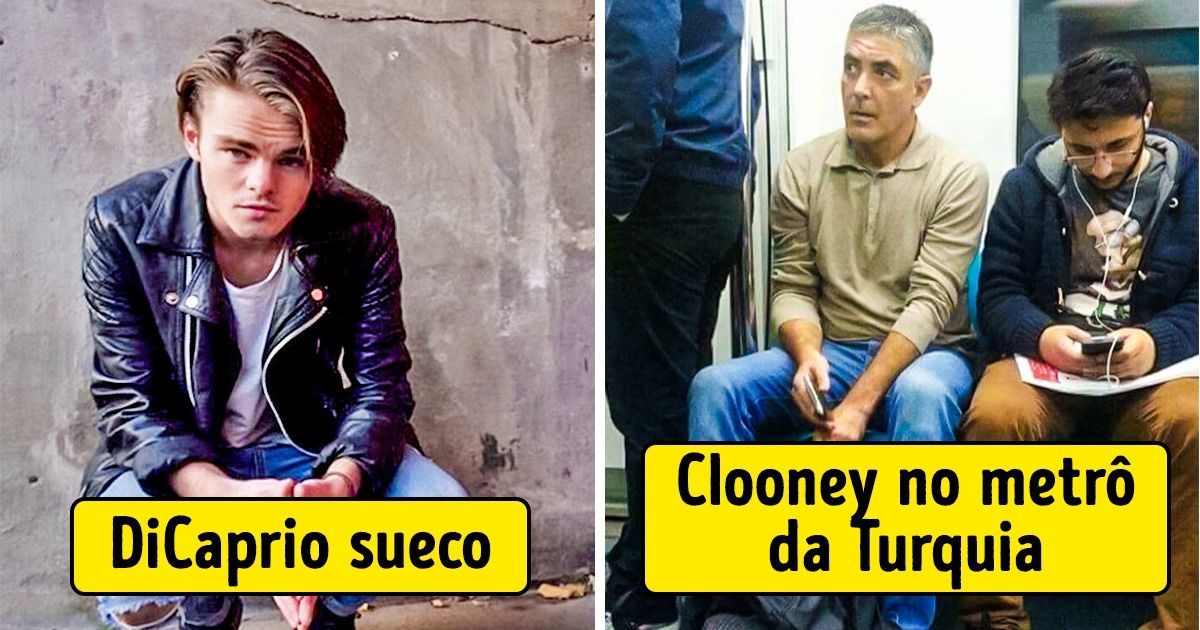 16 Pessoas que são muito parecidas com celebridades 16 Pessoas que são muito parecidas com celebridades