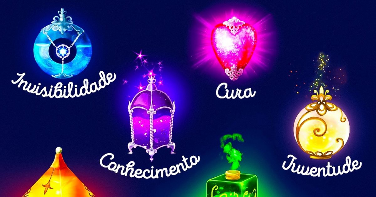 Escolha uma poção e descubra algo sobre a sua personalidade