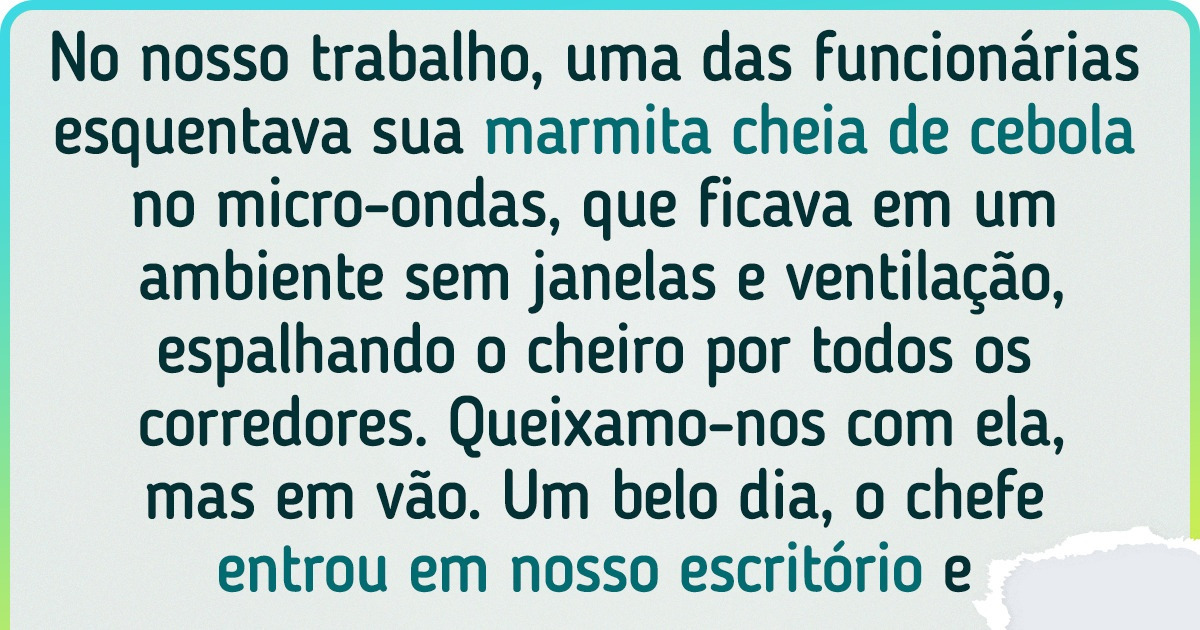 18 Casos no trabalho em que colegas mostraram seus hábitos excêntricos