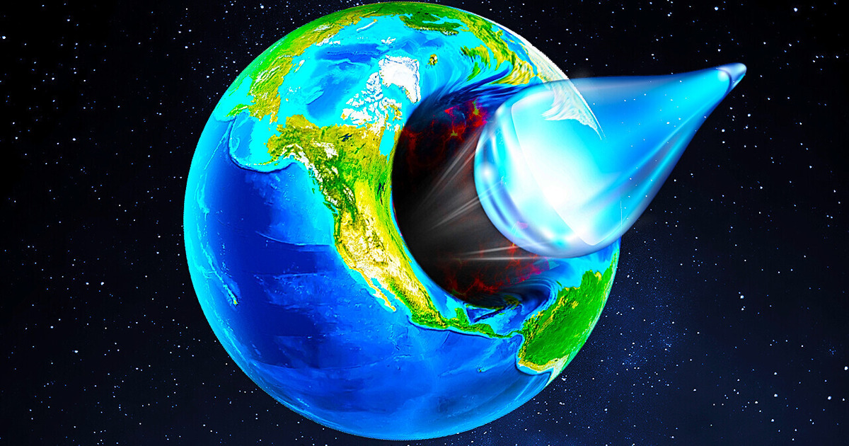 E se uma gota d’água caísse na Terra na velocidade da luz? E se uma gota d’água caísse na Terra na velocidade da luz?