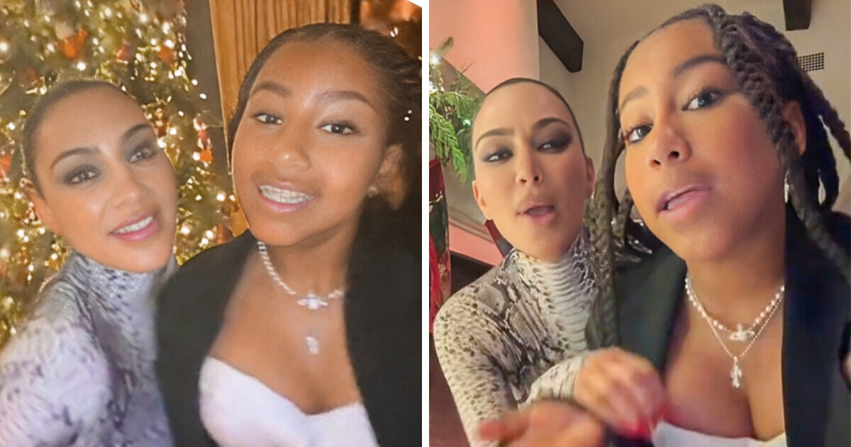 Filha de 11 anos de Kim Kardashian posta vídeo dançando e seguidores consideram seu look inapropriado Filha de 11 anos de Kim Kardashian posta vídeo dançando e seguidores consideram seu look inapropriado