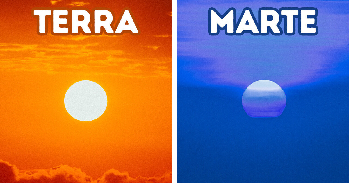 A razão pela qual o sol nasce e se põe com um brilho azul no céu A razão pela qual o sol nasce e se põe com um brilho azul no céu
