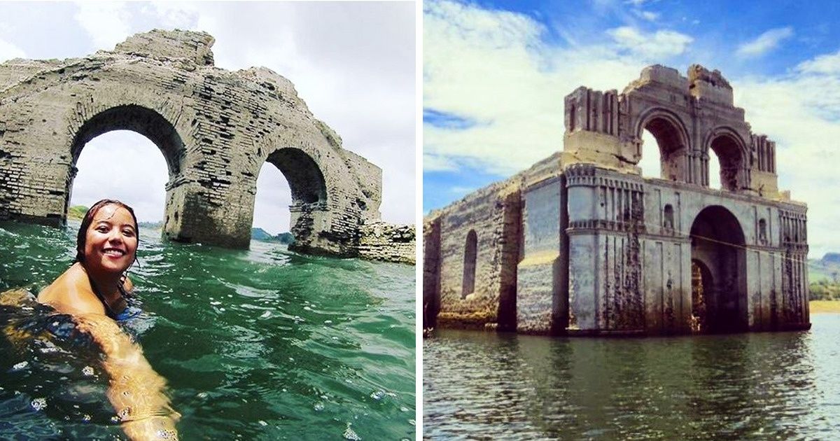 8 Lugares sensacionais que estavam submersos e voltaram à superfície