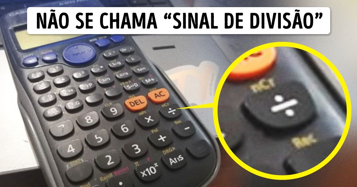 18 Coisas cujo verdadeiro nome você talvez não saiba (apesar de ter visto muitas vezes)