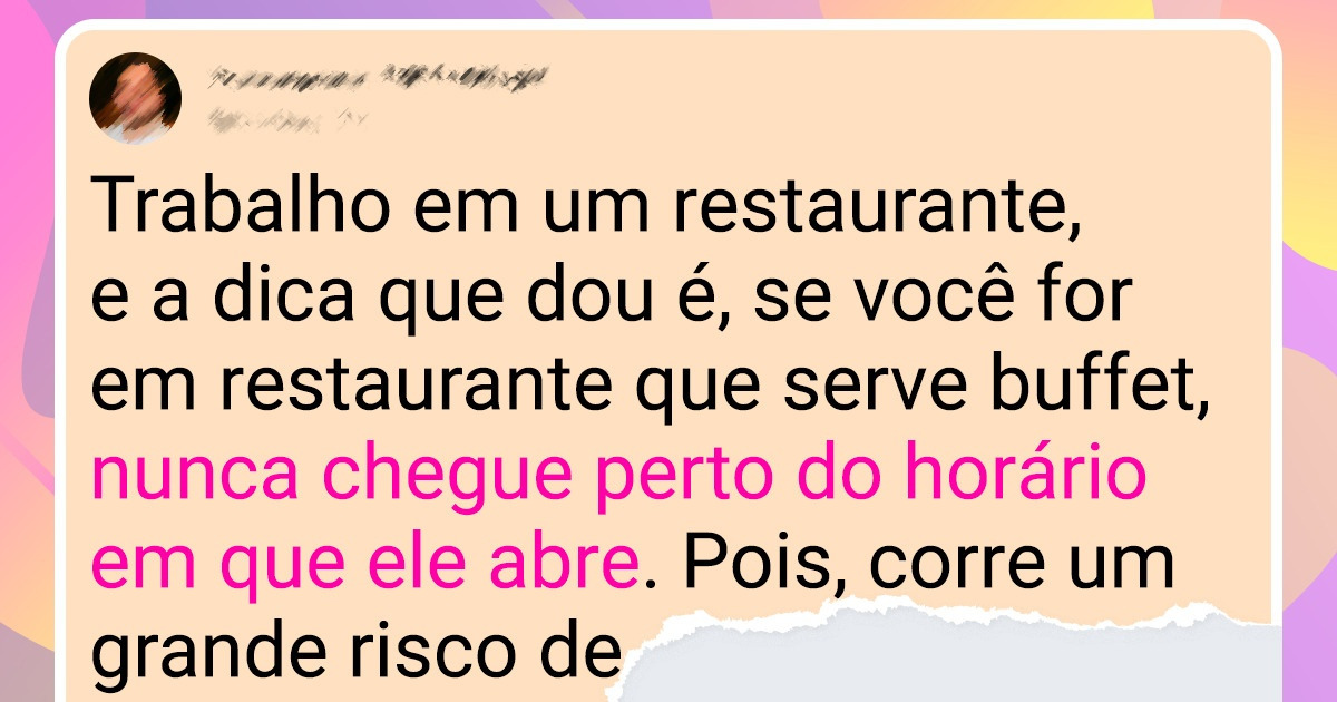 20 Segredos de restaurantes revelados por quem os conhece por dentro