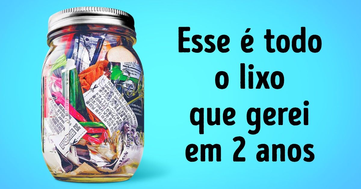 Como trocar o cesto de lixo por mini-frascos e economizar até 40% Como trocar o cesto de lixo por mini-frascos e economizar até 40%