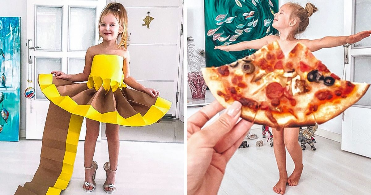 Conversamos com a mãe da garotinha que ficou famosa por recriar vestidos icônicos das famosas