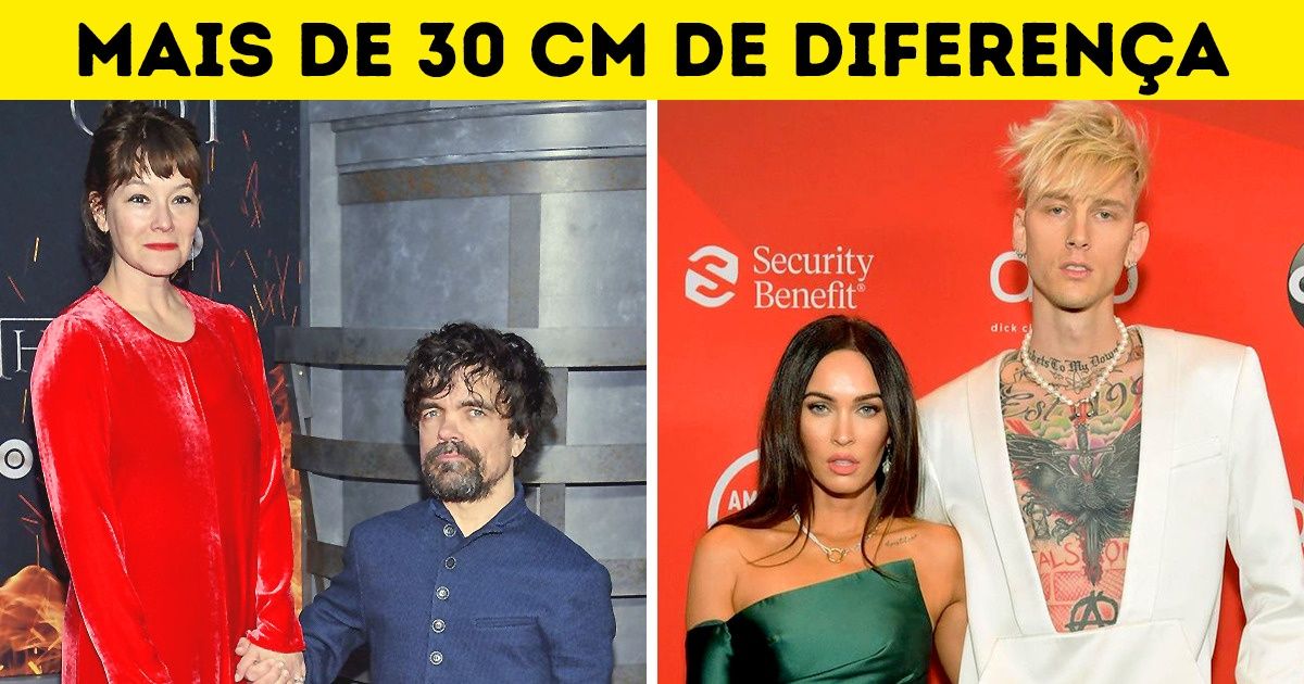 13 casais de famosos que têm uma grande diferença de altura