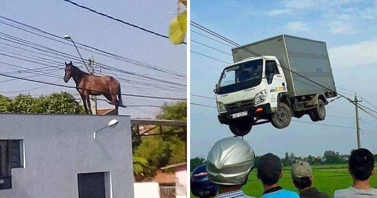20 Coisas que estão fora do lugar e não sabemos como elas foram parar ali 20 Coisas que estão fora do lugar e não sabemos como elas foram parar ali