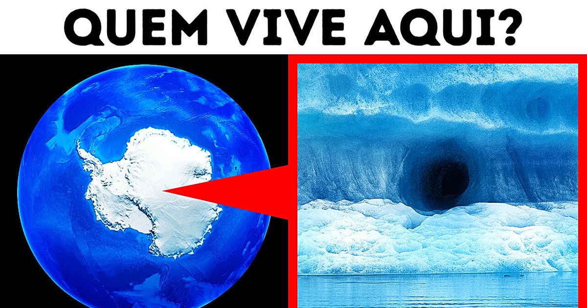 Uma caverna estranha com degraus foi encontrada na Antártica