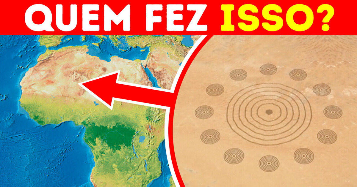 Círculos misteriosos no Saara: quem fez isso? Círculos misteriosos no Saara: quem fez isso?