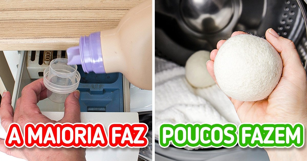 9 Erros de lavagem, que além de deteriorar as roupas, podem estragar a própria máquina de lavar 9 Erros de lavagem, que além de deteriorar as roupas, podem estragar a própria máquina de lavar