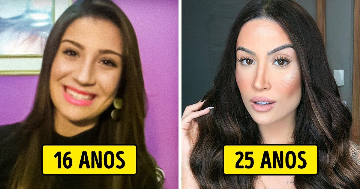 Como eram 10 brasileiras no começo de suas carreiras
