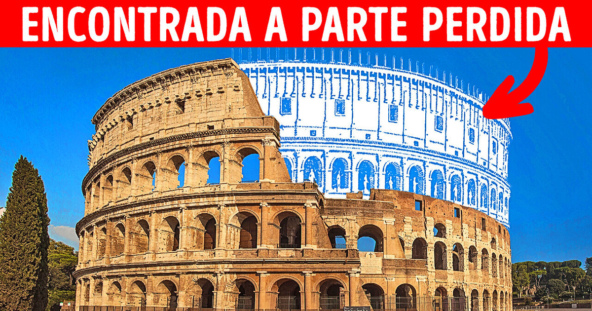 Por que metade do Coliseu está faltando