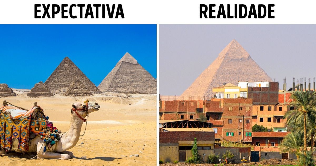 11 Lugares famosos que são bem diferentes do que mostram os guias 11 Lugares famosos que são bem diferentes do que mostram os guias