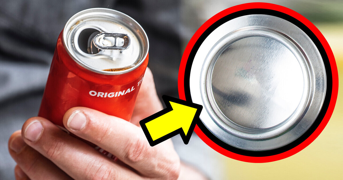 Por que as latinhas de refrigerante possuem fundos abaulados Por que as latinhas de refrigerante possuem fundos abaulados