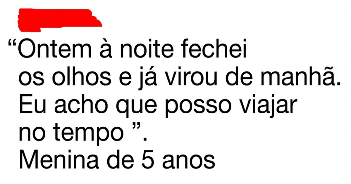 19 Frases super espontâneas de crianças