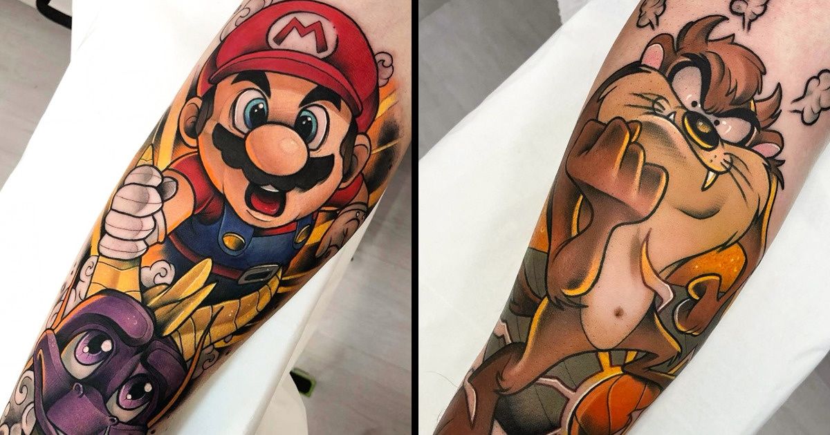 24 Tatuagens para quem quer carregar na pele seus personagens de animações preferidos