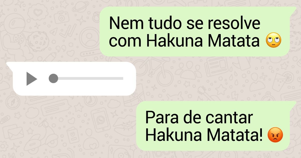 Como seriam as conversas dos personagens de O Rei Leão se eles tivessem WhatsApp Como seriam as conversas dos personagens de O Rei Leão se eles tivessem WhatsApp