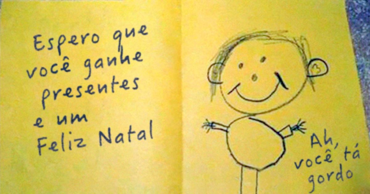 24 Cartas para Papai Noel escritas por crianças honestas
