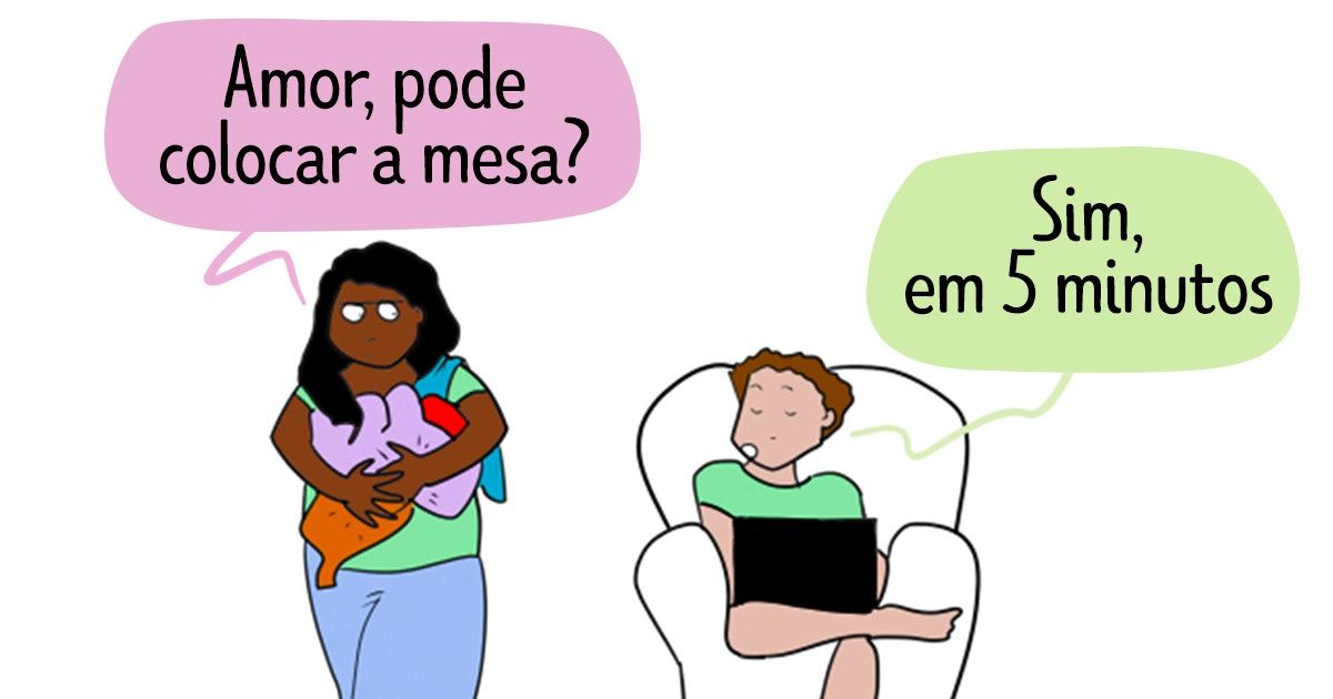 Um dia na vida de uma mãe de família pelos olhos de uma artista que chama atenção para um importante problema